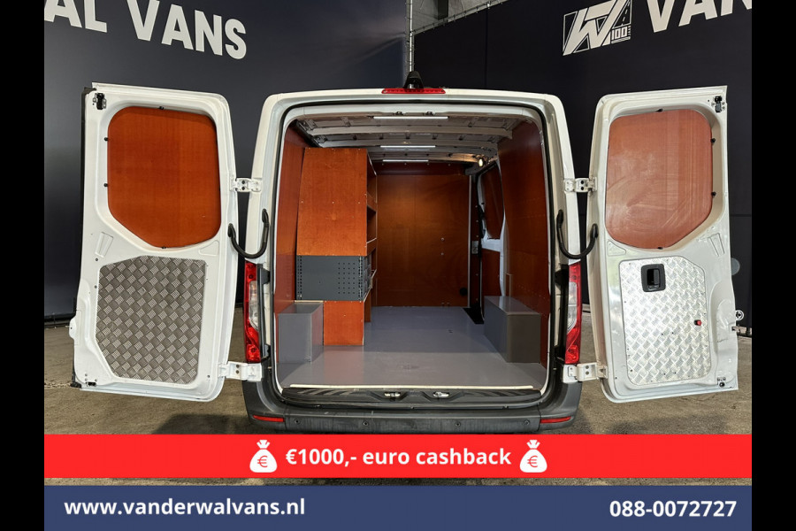Mercedes-Benz Sprinter 316 CDI 163pk Achterwielaandrijving L2H1 inrichting Euro6 Airco | 2800kg Trekhaak | Camera | Cruisecontrol | Apple Carplay Android Auto, Parkeersensoren, AWD