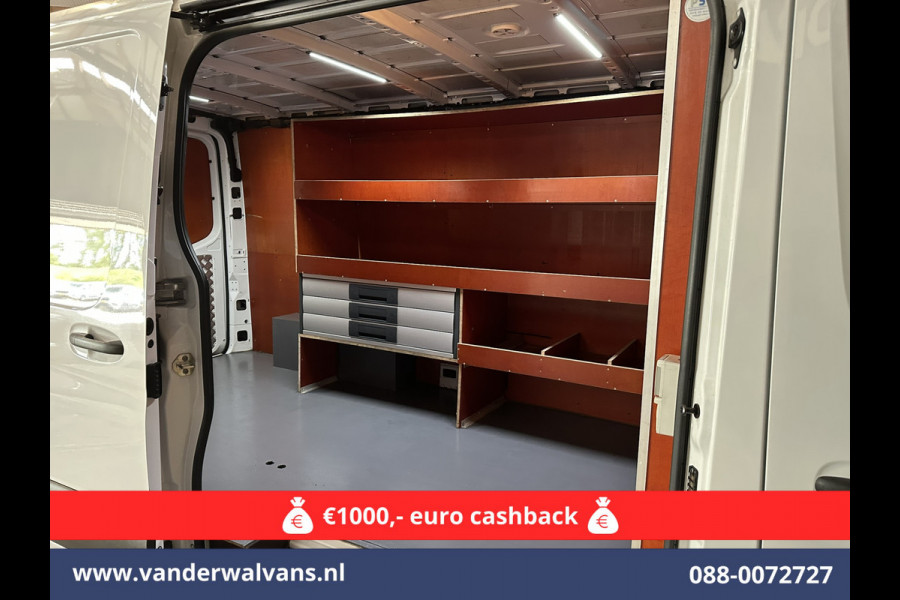 Mercedes-Benz Sprinter 316 CDI 163pk Achterwielaandrijving L2H1 inrichting Euro6 Airco | 2800kg Trekhaak | Camera | Cruisecontrol | Apple Carplay Android Auto, Parkeersensoren, AWD