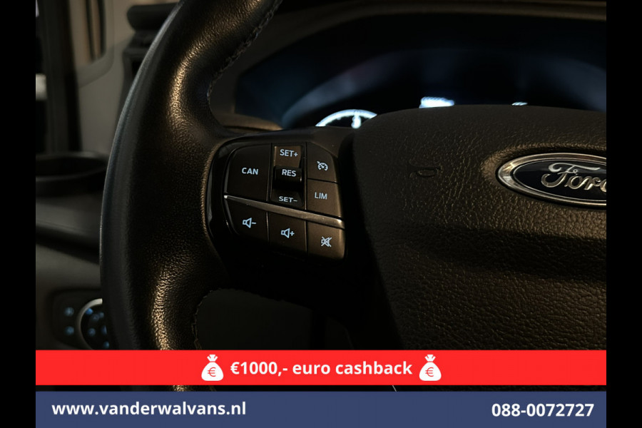 Ford Transit 2.0 TDCI 131pk L3H2 Euro6 Airco | Camera | Navigatie | Apple Carplay | Stoelverwarming Cruisecontrol, Android auto, Verwarmde voorruit, Parkeersensoren, Bijrijdersbank, 2500kg trekvermogen