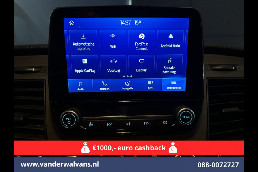 Ford Transit 2.0 TDCI 131pk L3H2 Euro6 Airco | Camera | Navigatie | Apple Carplay | Stoelverwarming Cruisecontrol, Android auto, Verwarmde voorruit, Parkeersensoren, Bijrijdersbank, 2500kg trekvermogen