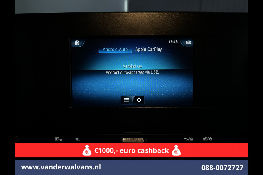 Mercedes-Benz Sprinter 316 CDI 163 pk L2H2 Euro6 Airco | 2800kg Trekhaak | Camera | Apple Carplay | Parkeersensoren inklapbare spiegels, standkachel, cruisecontrol, MBUX, Android auto