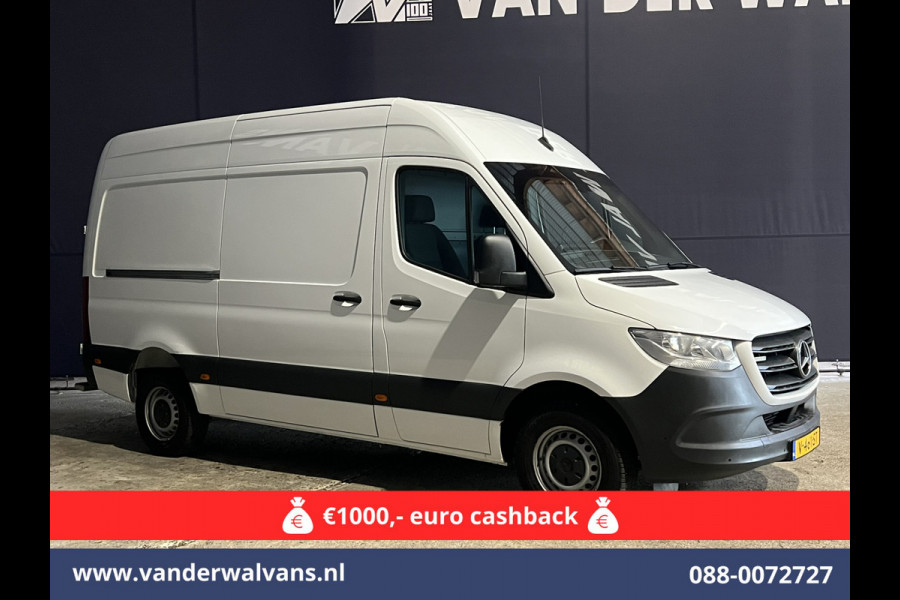 Mercedes-Benz Sprinter 316 CDI 163 pk L2H2 Euro6 Airco | 2800kg Trekhaak | Camera | Apple Carplay | Parkeersensoren inklapbare spiegels, standkachel, cruisecontrol, MBUX, Android auto