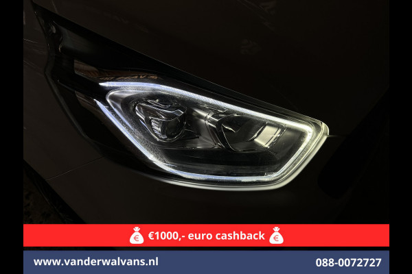 Ford Transit Custom 2.0 TDCI 130pk L2H1 Euro6 ** Airco | LED | Cruisecontrol | Verwarmde voorruit | Parkeersensoren Bijrijdersbank, 2800kg trekvermogen