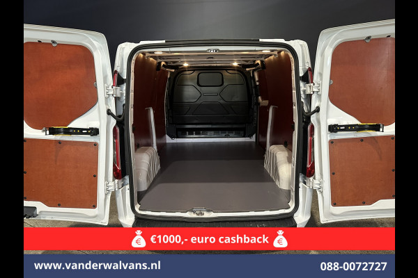 Ford Transit Custom 2.0 TDCI 130pk L2H1 Euro6 ** Airco | LED | Cruisecontrol | Verwarmde voorruit | Parkeersensoren Bijrijdersbank, 2800kg trekvermogen