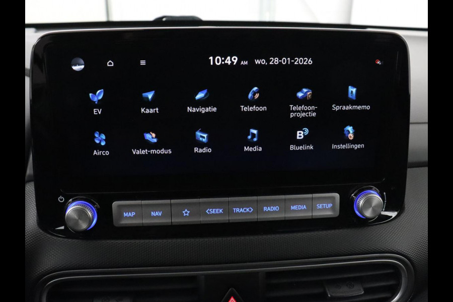 Hyundai Kona EV Premium 64 kWh | Leder | Stoelventilatie | Adaptive cruise | Wamtepomp | Head-Up | Camera | Carplay | Achterbankverwarming | Navigatie | Keyless