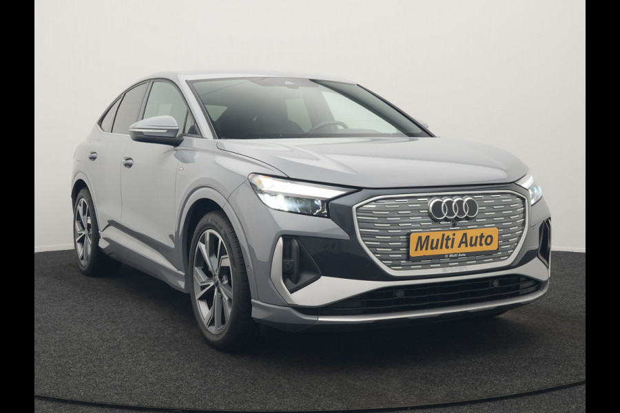 Audi Q4 Sportback e-tron 35 S edition 55 kWh 2 x S - Line INCL BTW | Adaptive Cruise | Camera | Sportstoelen Verwarmd | 20"L.M | Apple Carplay | Parkassist | Virtual | El. Achterklep |