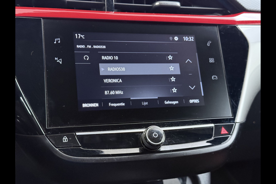 Opel Corsa 1.2T AUT-8 100PK GS Line 360°Camera PDC-a+v Apple Carplay Android Auto Airco Navi* Cruise Control Stoelverwarming Two-Tone Lak Lmv 17" Lane Assist Privacy Glas Led Isofix 1e Eigenaar Origineel Nederlandse Auto € 27.000 nieuw