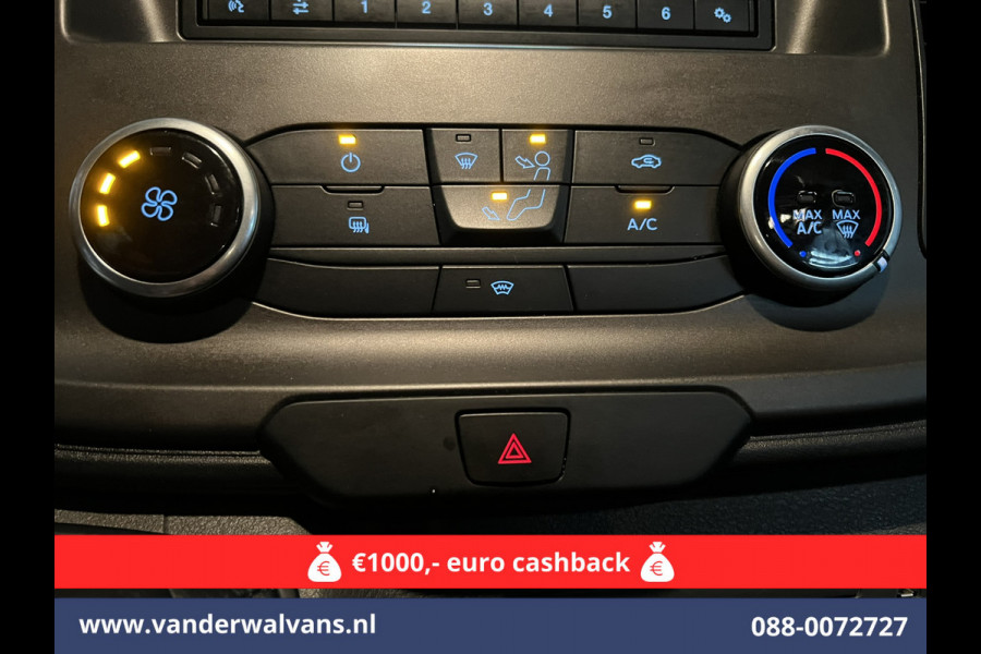 Ford Transit 2.0 TDCI 131pk L3H2 Dubbele Cabine Euro6 Airco | 6-Zits | LED | 2500kg Trekhaak | Cruisecontrol Verwarmde voorruit, Parkeersensoren