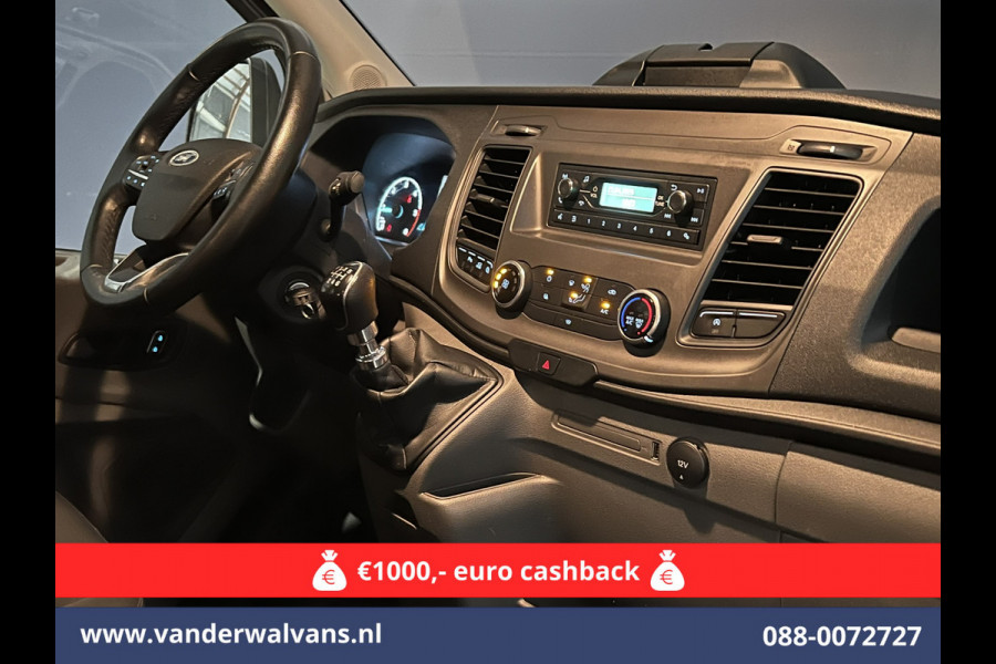 Ford Transit 2.0 TDCI 131pk L3H2 Dubbele Cabine Euro6 Airco | 6-Zits | LED | 2500kg Trekhaak | Cruisecontrol Verwarmde voorruit, Parkeersensoren