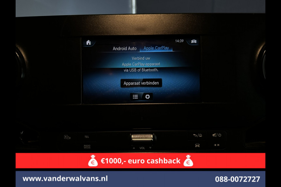 Mercedes-Benz Sprinter 316 CDI 163pk L2H1 Achterwiel aandrijving Euro6 Airco | 2800kg Trekhaak | Camera | Apple Carplay Parkeersensoren, Android Auto, Cruisecontrol