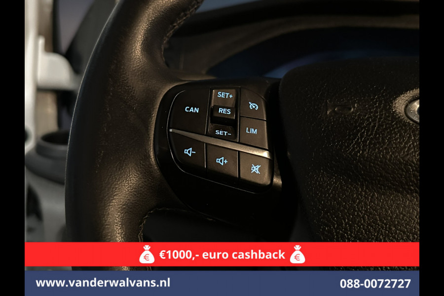 Ford Transit Custom 2.0 TDCI L1H1 Euro6 Airco | Camera | LED | Android Auto | Cruisecontrol | Verwarmde voorruit Parkeersensoren, Bijrijdersbank, 2500kg trekvermogen