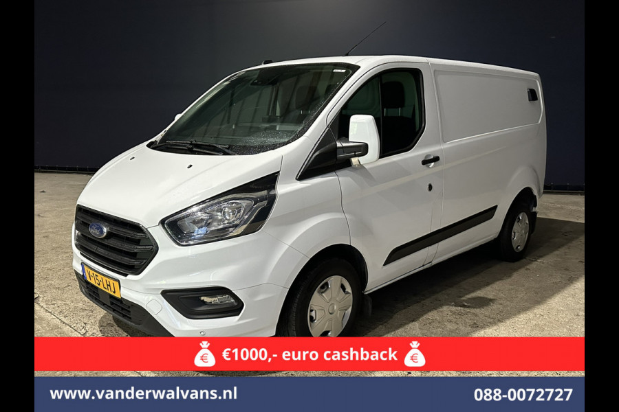 Ford Transit Custom 2.0 TDCI L1H1 Euro6 Airco | Camera | LED | Android Auto | Cruisecontrol | Verwarmde voorruit Parkeersensoren, Bijrijdersbank, 2500kg trekvermogen
