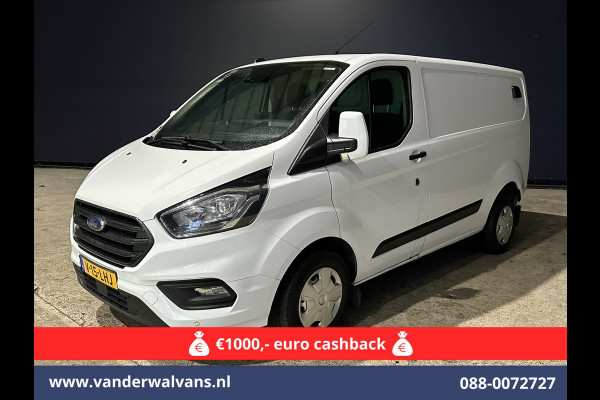 Ford Transit Custom 2.0 TDCI L1H1 Euro6 Airco | Camera | LED | Android Auto | Cruisecontrol | Verwarmde voorruit Parkeersensoren, Bijrijdersbank, 2500kg trekvermogen