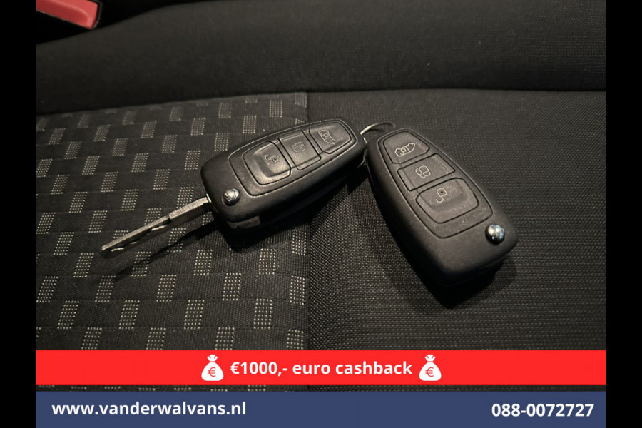 Ford Transit Custom 2.0 TDCI L1H1 Euro6 Airco | Camera | LED | Android Auto | Cruisecontrol | Verwarmde voorruit Parkeersensoren, Bijrijdersbank, 2500kg trekvermogen