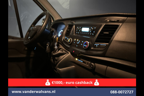 Ford Transit 2.0 TDCI L2H2 Euro6 Airco | 2450kg Trekhaak | LM velgen | Verwarmde voorruit Dakdragers, Bijrijdersbank