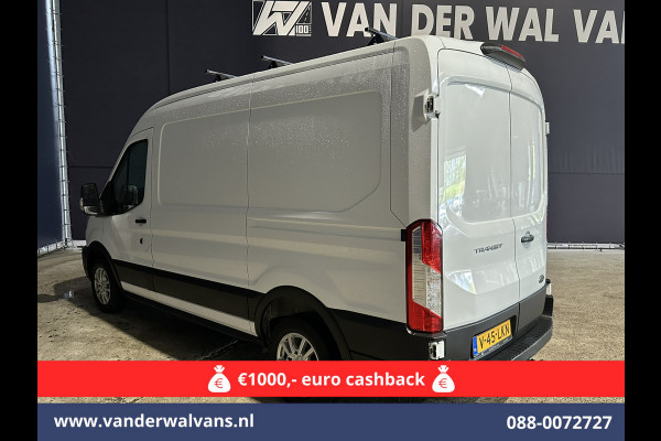 Ford Transit 2.0 TDCI L2H2 Euro6 Airco | 2450kg Trekhaak | LM velgen | Verwarmde voorruit Dakdragers, Bijrijdersbank