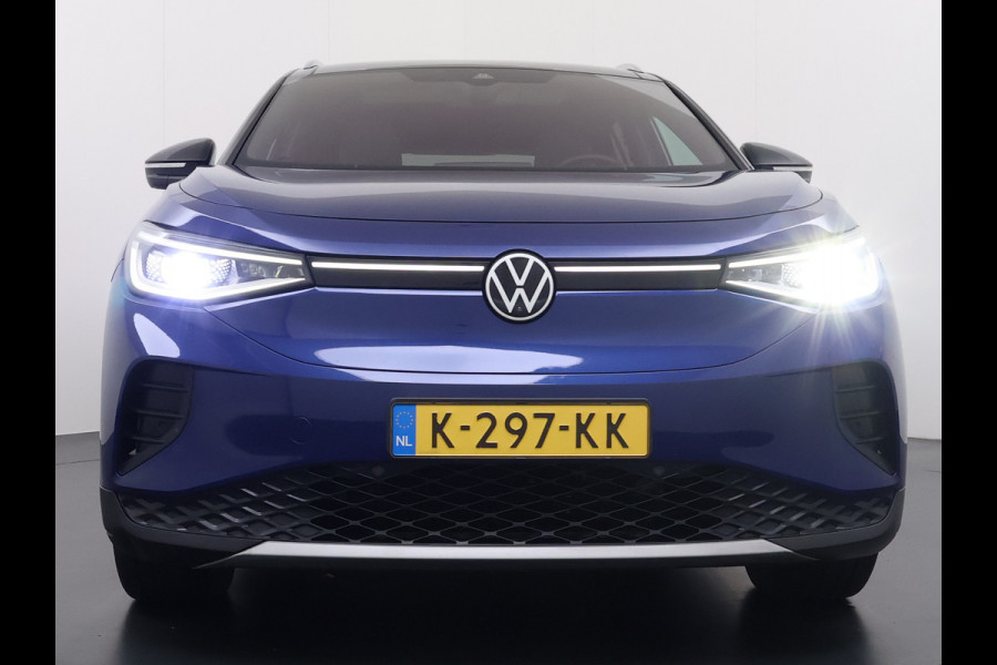 Volkswagen ID.4 Max Pro 1ST 77kWh W-pomp Trekhaak Panodak Camera 21" PDC-a+v Matrix-LED-a+v Adap.Cruise Navi Ergo-Active Stoelen Memory Dynamisch onderstel Stoelverwarming Lmv Elek.Achterklep Privacy Glas Voorruitverwarming Wifi SOH 87% 1e Eigenaar Origineel Nederlandse Auto 1.000KG Trekgewicht € 58.000 nieuw !