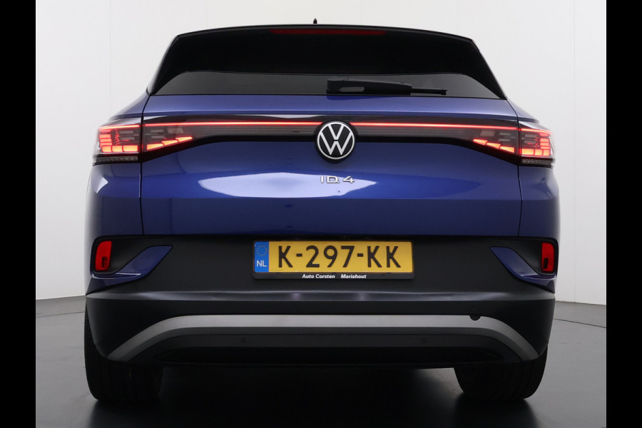 Volkswagen ID.4 Max Pro 1ST 77kWh W-pomp Trekhaak Panodak Camera 21" PDC-a+v Matrix-LED-a+v Adap.Cruise Navi Ergo-Active Stoelen Memory Dynamisch onderstel Stoelverwarming Lmv Elek.Achterklep Privacy Glas Voorruitverwarming Wifi SOH 87% 1e Eigenaar Origineel Nederlandse Auto 1.000KG Trekgewicht € 58.000 nieuw !