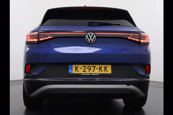 Volkswagen ID.4 Max Pro 1ST 77kWh W-pomp Trekhaak Panodak Camera 21" PDC-a+v Matrix-LED-a+v Adap.Cruise Navi Ergo-Active Stoelen Memory Dynamisch onderstel Stoelverwarming Lmv Elek.Achterklep Privacy Glas Voorruitverwarming Wifi SOH 87% 1e Eigenaar Origineel Nederlandse Auto 1.000KG Trekgewicht € 58.000 nieuw !