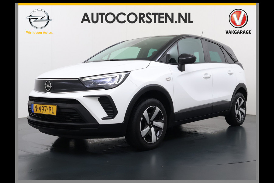 Opel Crossland 1.2T 111PK Apple Carplay Android Auto Navi* Airco Cruise Control Edition Two Tone Lak Led Privacy Glas Bluetooth Lane Assist Isofix Regen-Lichtsensor 1e Eigenaar Dealeronderhouden Origineel Nederlandse Auto