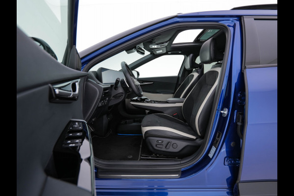 Kia Ev6 GT-Line AWD 77.4 kWh [ 3-Fase ] {SOH-100%} (INCL.BTW) Aut. *PANO | HEAD-UP | LEATHER-ALCANTARA | ADAPTIVE-CRUISE | DIGI-COCKPIT | MERIDIAN-AUDIO | MEMORY-PACK | FULL-LED | KEYLESS | TOP-VIEW | DAB | BLIND-SPOT | NAVI-FULLMAP | PRIVACY