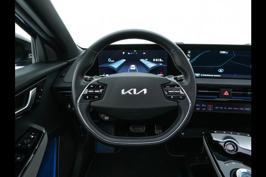 Kia Ev6 GT-Line AWD 77.4 kWh [ 3-Fase ] {SOH-100%} (INCL.BTW) Aut. *PANO | HEAD-UP | LEATHER-ALCANTARA | ADAPTIVE-CRUISE | DIGI-COCKPIT | MERIDIAN-AUDIO | MEMORY-PACK | FULL-LED | KEYLESS | TOP-VIEW | DAB | BLIND-SPOT | NAVI-FULLMAP | PRIVACY