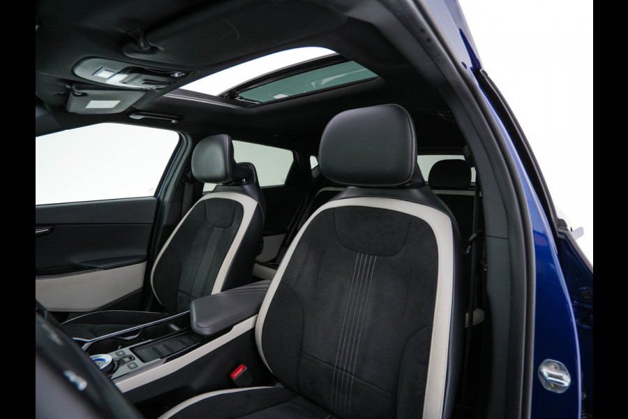Kia Ev6 GT-Line AWD 77.4 kWh [ 3-Fase ] {SOH-100%} (INCL.BTW) Aut. *PANO | HEAD-UP | LEATHER-ALCANTARA | ADAPTIVE-CRUISE | DIGI-COCKPIT | MERIDIAN-AUDIO | MEMORY-PACK | FULL-LED | KEYLESS | TOP-VIEW | DAB | BLIND-SPOT | NAVI-FULLMAP | PRIVACY