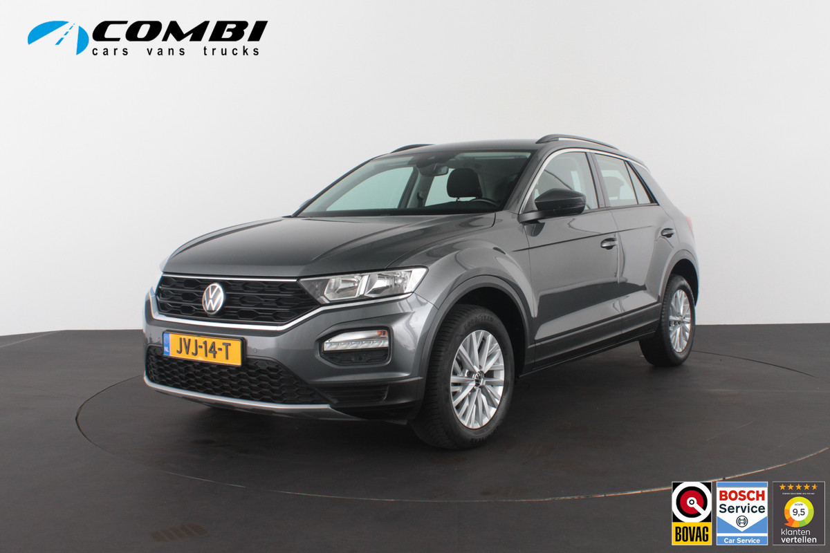 Volkswagen T-Roc 1.0 TSI Style > 110pk/Kleur Indium Grey/Parkeersensoren/navi/All season banden