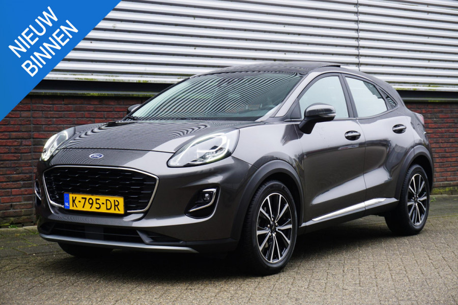 Ford Puma 1.0 125PKEcoB. Hybrid Titanium/Winterpack/Panodak/ B&O geluidsinstallatie/Trekhaak/All-Seasonbanden.