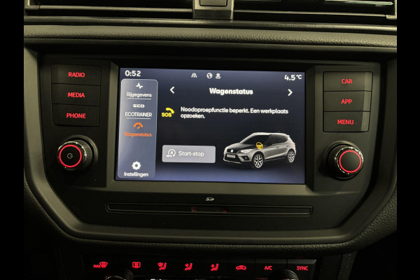 Seat Arona 1.0 TSI 110pk DSG FR Navigatie Apple Carplay/Android Auto Camera Parkeersensoren Adaptive Cruise Control Blind Spot Assist Stoelverwarming Ledverlichting Climate Control Getinte ramen