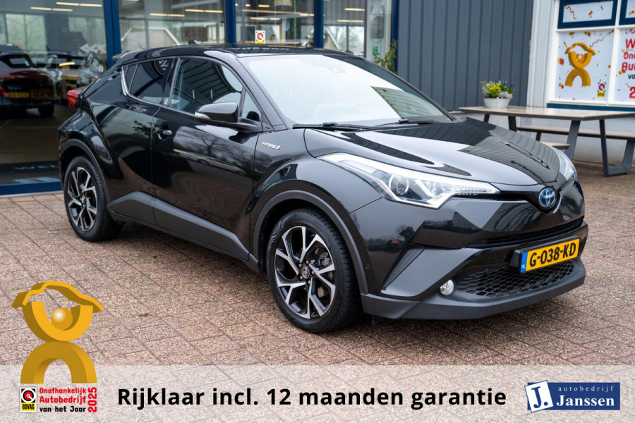Toyota C-HR 1.8 Hybrid Style|Prijs rijklaar incl 12 mnd garantie|Trekhaak Stoelverwarming Blindspot Navi