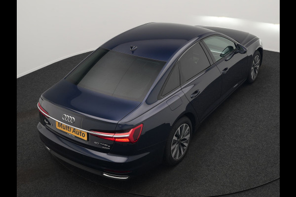 Audi A6 Limousine 50 TFSI e Quattro Business edition Plug In Hybrid 300pk Dealer O.H PHEV | Trekhaak af Fabriek | Adaptive Cruise | Lederen Comfortzetels Memory | Head Up | Camera | Park Assist | BLIS | Apple Carplay |