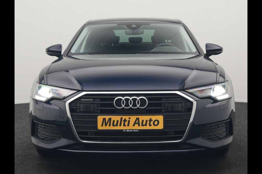 Audi A6 Limousine 50 TFSI e Quattro Business edition Plug In Hybrid 300pk Dealer O.H PHEV | Trekhaak af Fabriek | Adaptive Cruise | Lederen Comfortzetels Memory | Head Up | Camera | Park Assist | BLIS | Apple Carplay |