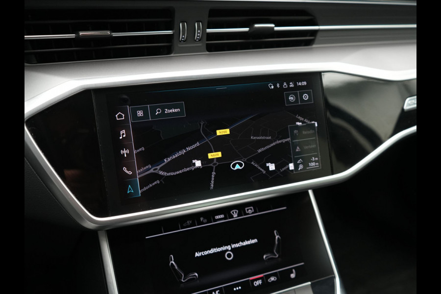 Audi A6 Limousine 50 TFSI e Quattro Business edition Plug In Hybrid 300pk Dealer O.H PHEV | Trekhaak af Fabriek | Adaptive Cruise | Lederen Comfortzetels Memory | Head Up | Camera | Park Assist | BLIS | Apple Carplay |