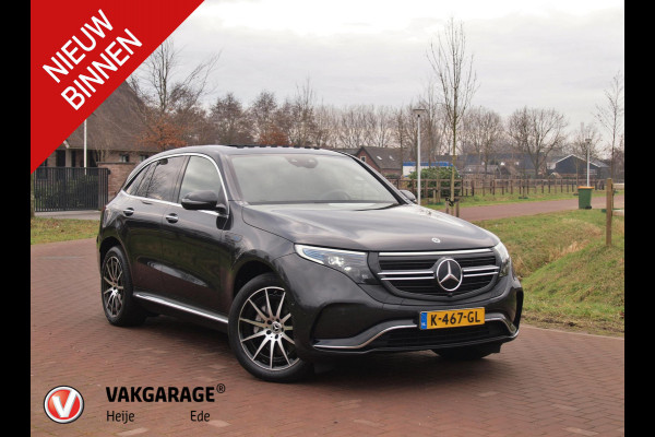 Mercedes-Benz EQC 400 4MATIC Business Solution AMG 80 kWh | SOH 95% | Panoramadak | Trekhaak | Sfeerverlichting | Camera |