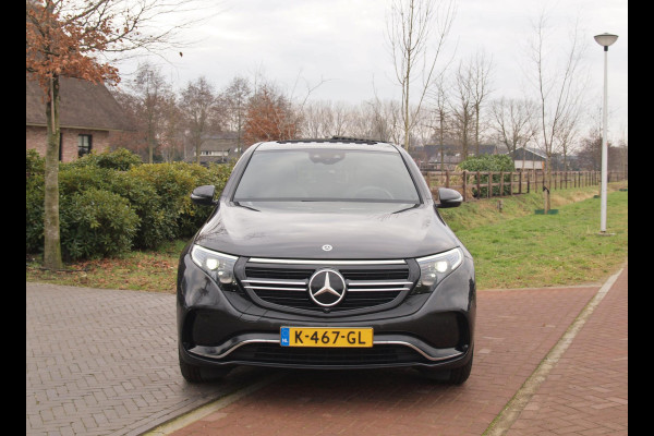 Mercedes-Benz EQC 400 4MATIC Business Solution AMG 80 kWh | SOH 95% | Panoramadak | Trekhaak | Sfeerverlichting | Camera |