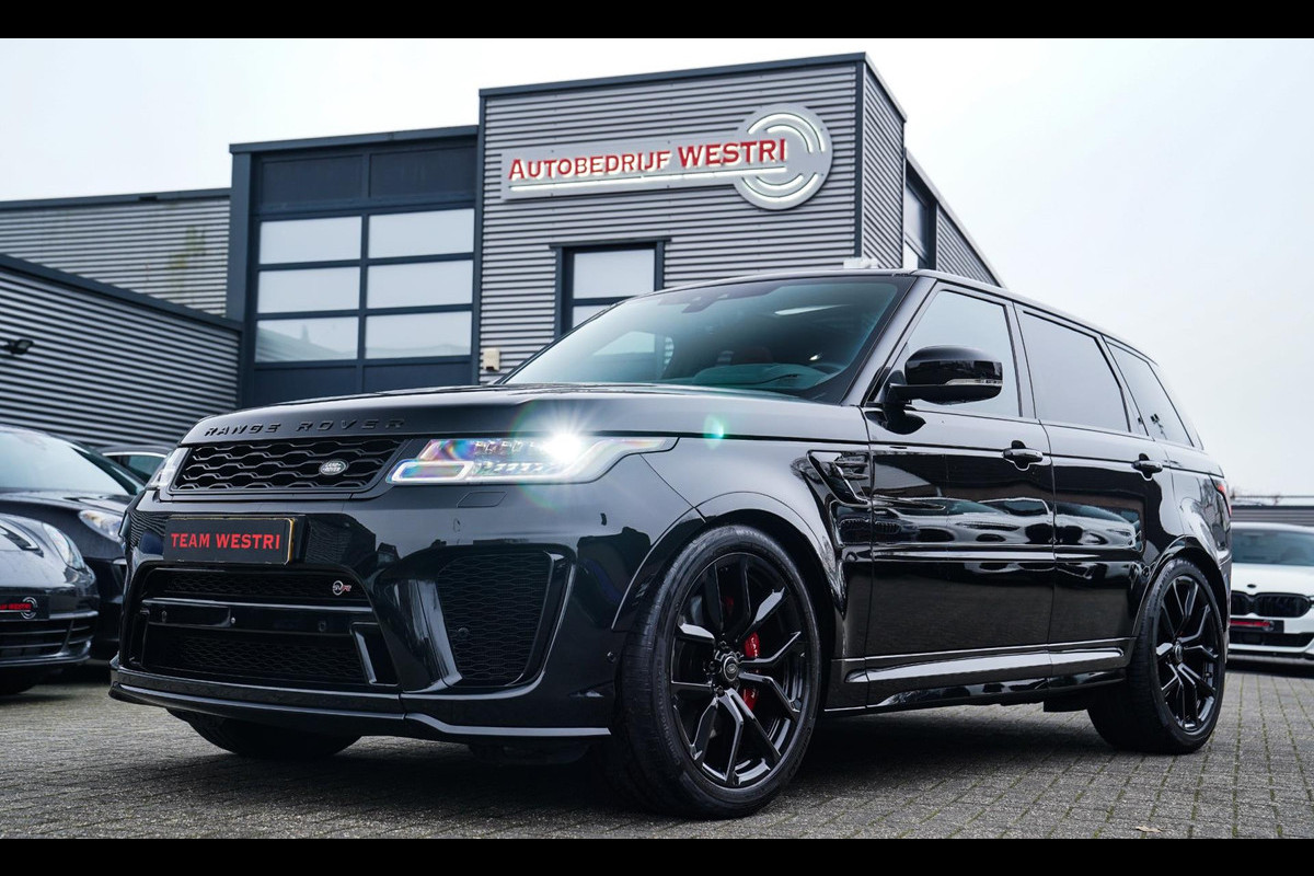 Land Rover Range Rover Sport 5.0 V8 SC SVR | Trekhaak | Meridian | HuD | Panorama | Lane Assist | Luchtvering | 360 cam | 22 inch