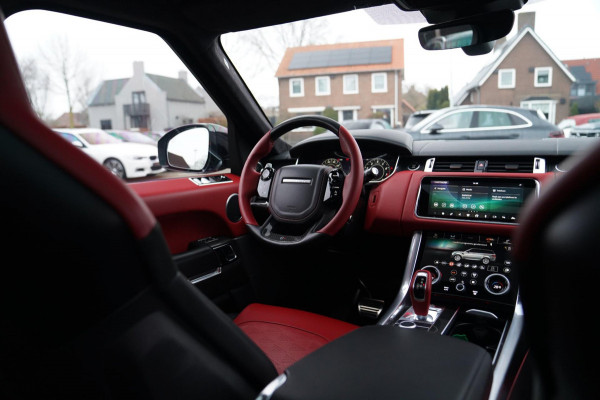 Land Rover Range Rover Sport 5.0 V8 SC SVR | Trekhaak | Meridian | HuD | Panorama | Lane Assist | Luchtvering | 360 cam | 22 inch