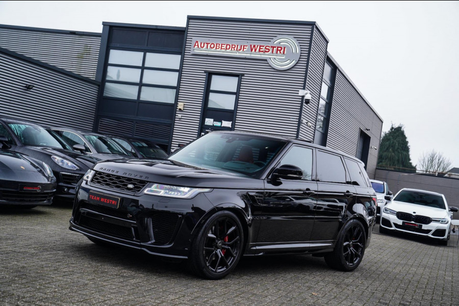 Land Rover Range Rover Sport 5.0 V8 SC SVR | Trekhaak | Meridian | HuD | Panorama | Lane Assist | Luchtvering | 360 cam | 22 inch