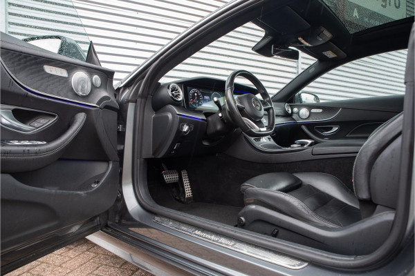 Mercedes-Benz E-Klasse Coupé 400 4MATIC AMG Panodak Leer Burmester Widescreen Ambient Verlicht. 360 Cam.