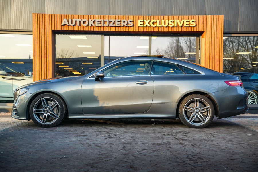 Mercedes-Benz E-Klasse Coupé 400 4MATIC AMG Panodak Leer Burmester Widescreen Ambient Verlicht. 360 Cam.