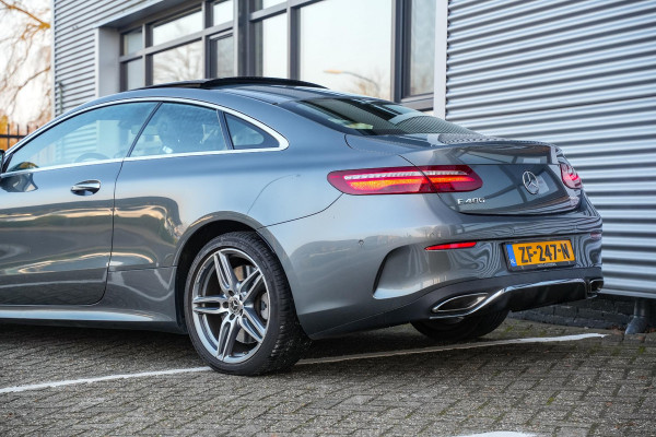 Mercedes-Benz E-Klasse Coupé 400 4MATIC AMG Panodak Leer Burmester Widescreen Ambient Verlicht. 360 Cam.