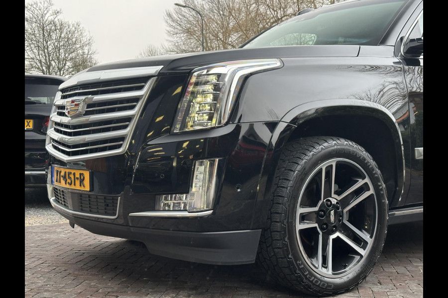 Cadillac Escalade 6.2 V8 Platinum Schuifdak Adapt. Cruise Massage Stoelvent. BOSE Multimedia Trekhaak 22''LM