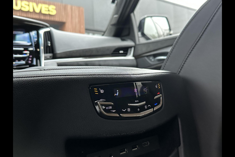 Cadillac Escalade 6.2 V8 Platinum Schuifdak Adapt. Cruise Massage Stoelvent. BOSE Multimedia Trekhaak 22''LM