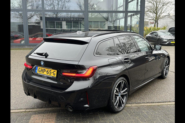 BMW 3 Serie Touring 320e M-SPORT | FACELIFT| PANO|1.STE EIGENAAR, DEALER OH. | LEER | ELEK. TREKHAAK| FABRIEKSGARANTIE T/M 08 2027| LEER| STOELVERWARMING| 19 INCH! SUPER COMPLEET!
