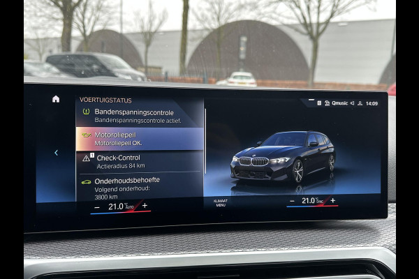 BMW 3 Serie Touring 320e M-SPORT | FACELIFT| PANO|1.STE EIGENAAR, DEALER OH. | LEER | ELEK. TREKHAAK| FABRIEKSGARANTIE T/M 08 2027| LEER| STOELVERWARMING| 19 INCH! SUPER COMPLEET!