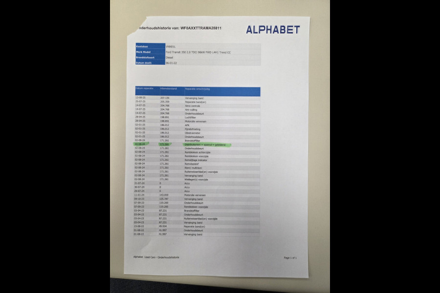 Ford Transit 350 2.0 TDCI L5 96Kw - 130Pk Laadklep Zijdeur Trend Skeletal Airco Achteruitrijcamera