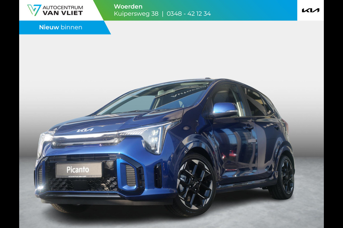 Kia Picanto 1.0 GDi GT-Line | Schuif/kantel | Navi | Stoel/stuurverwarming | Carplay | Camera