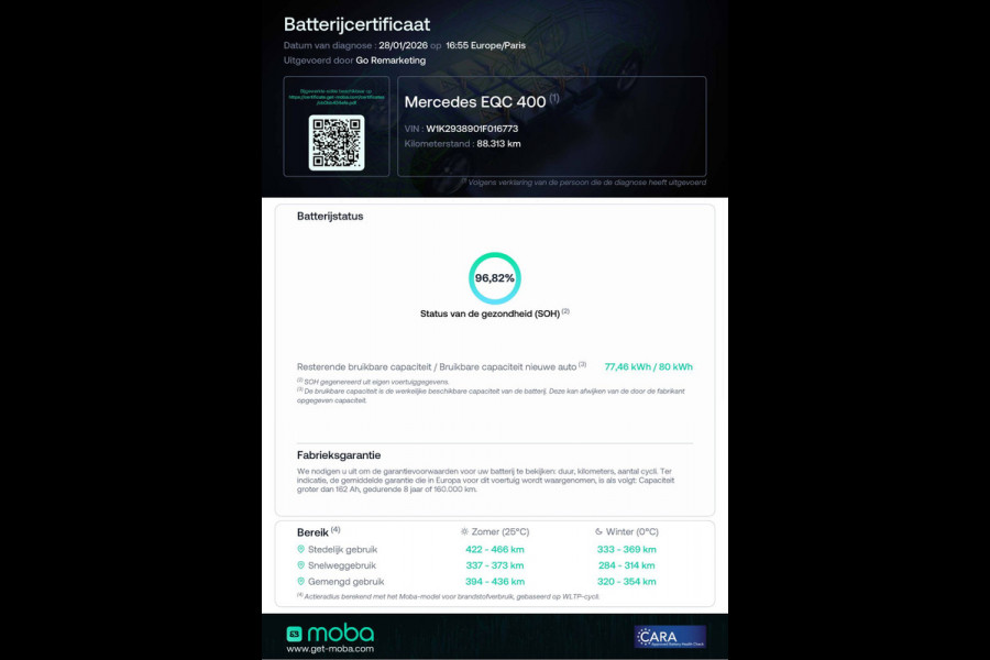 Mercedes-Benz EQC 400 4MATIC Business Solution Luxury 80 kWh | Burmester | Leer | Schuif- kanteldak | Stoelverwarming | Elec. klep, Head-up, Verkeerscamera's, Matrix Led