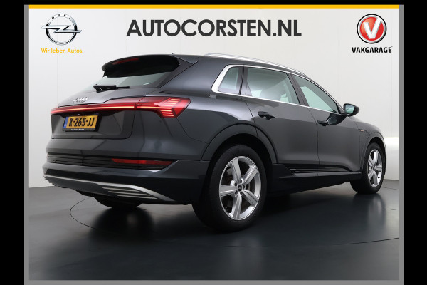 Audi e-tron 313pk Quattro Leer PanoDak Adaptive.Cruise Camera Elek.Stoelen+Memory+Verwarmd Navi Ecc Pdc Stoelverwarming Elek.Achterklep AWD Led Bluetooth Rijstrooksensor WiFi Lmv 4WD SOH 91% Business Edition Plus 71kWh Origineel Nederlandse Auto 1800kg trekvermogen!